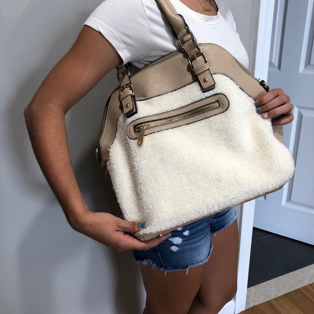 Wool Leather purse